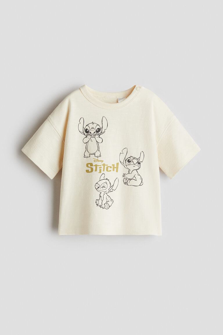 Loose-fit printed T-shirt
