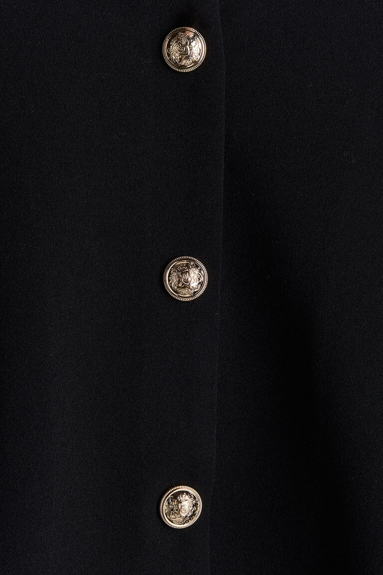 Bouclé jersey waistcoat