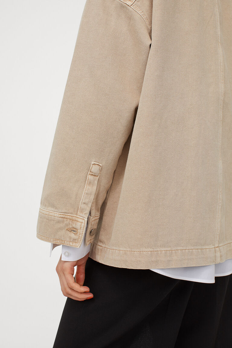 Oversized denim jacket