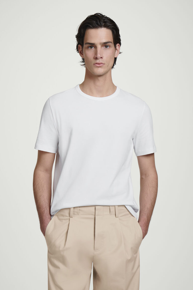 BRUSHED-COTTON T-SHIRT