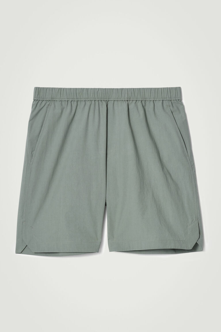 PIMA COTTON ELASTICATED SHORTS