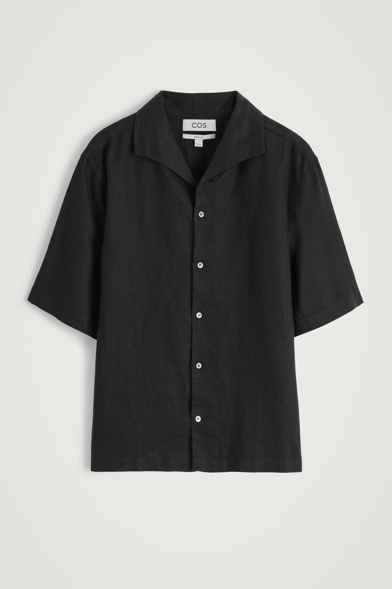 LINEN SHORT-SLEEVED SHIRT