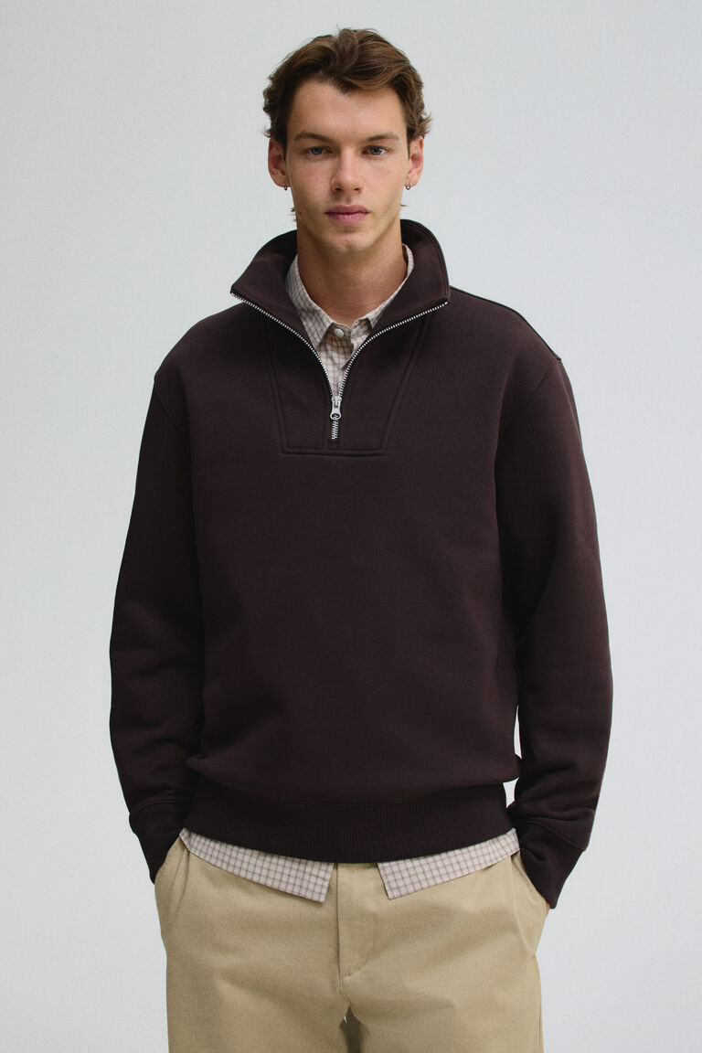 Regular Fit Zip-top sweatshirt