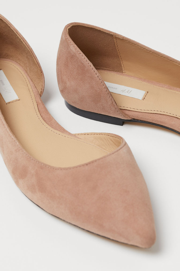 pointed ballet pumps h&m