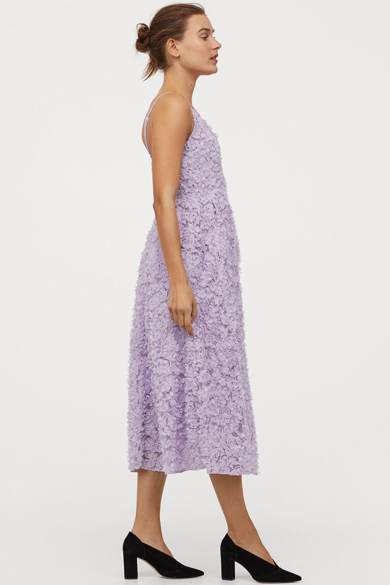 h&m dress with appliques