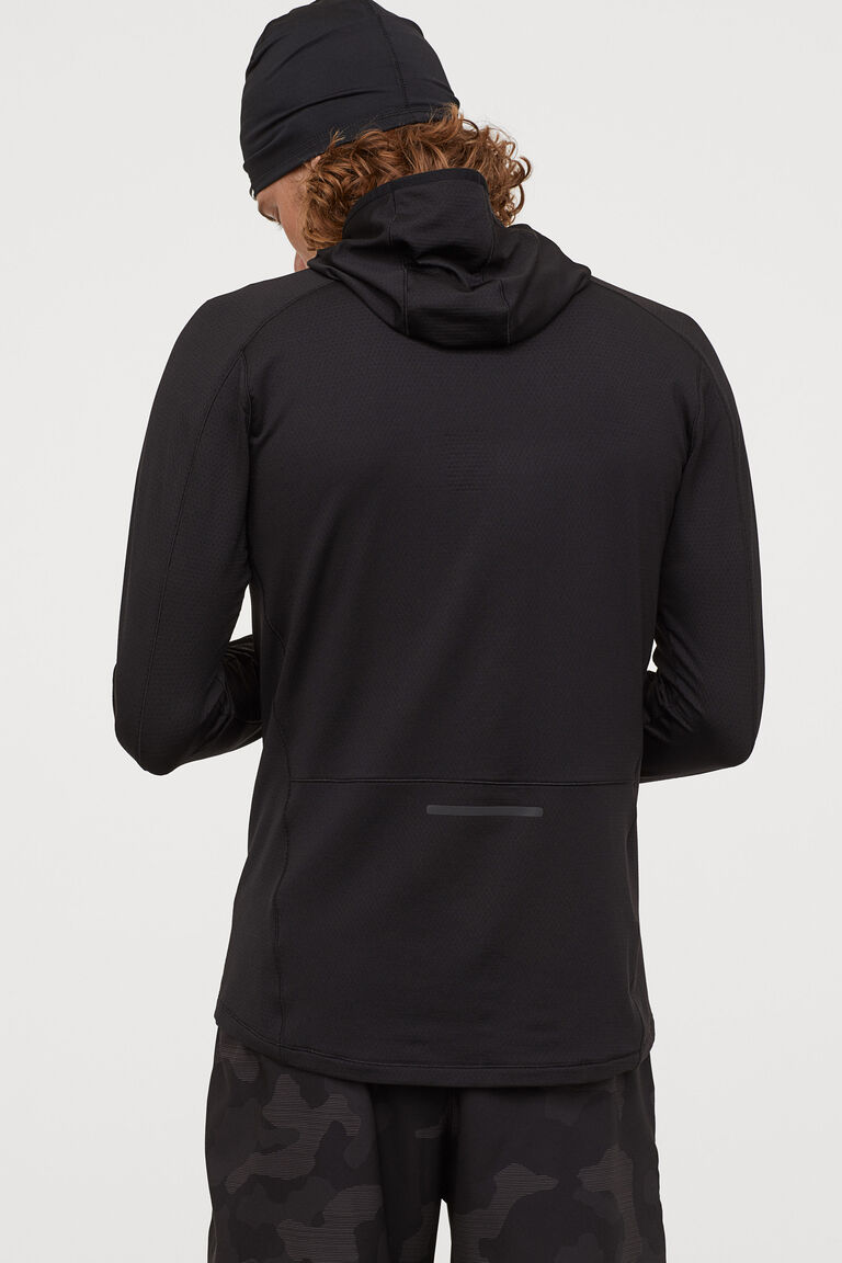 Hooded running jacket