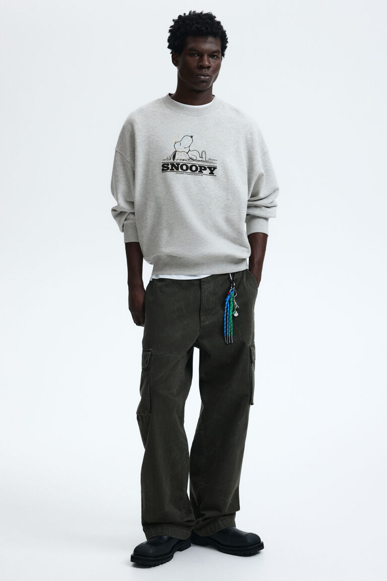 Oversized Fit Printed sweatshirt