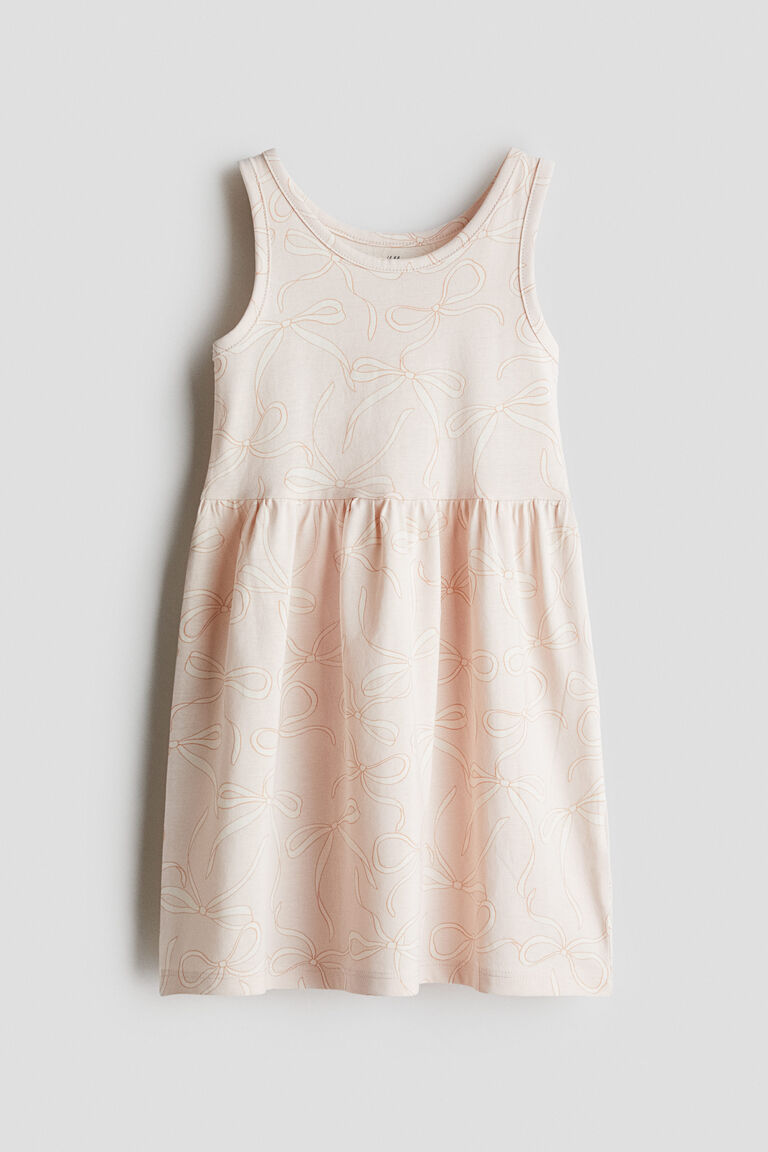 Patterned cotton dress