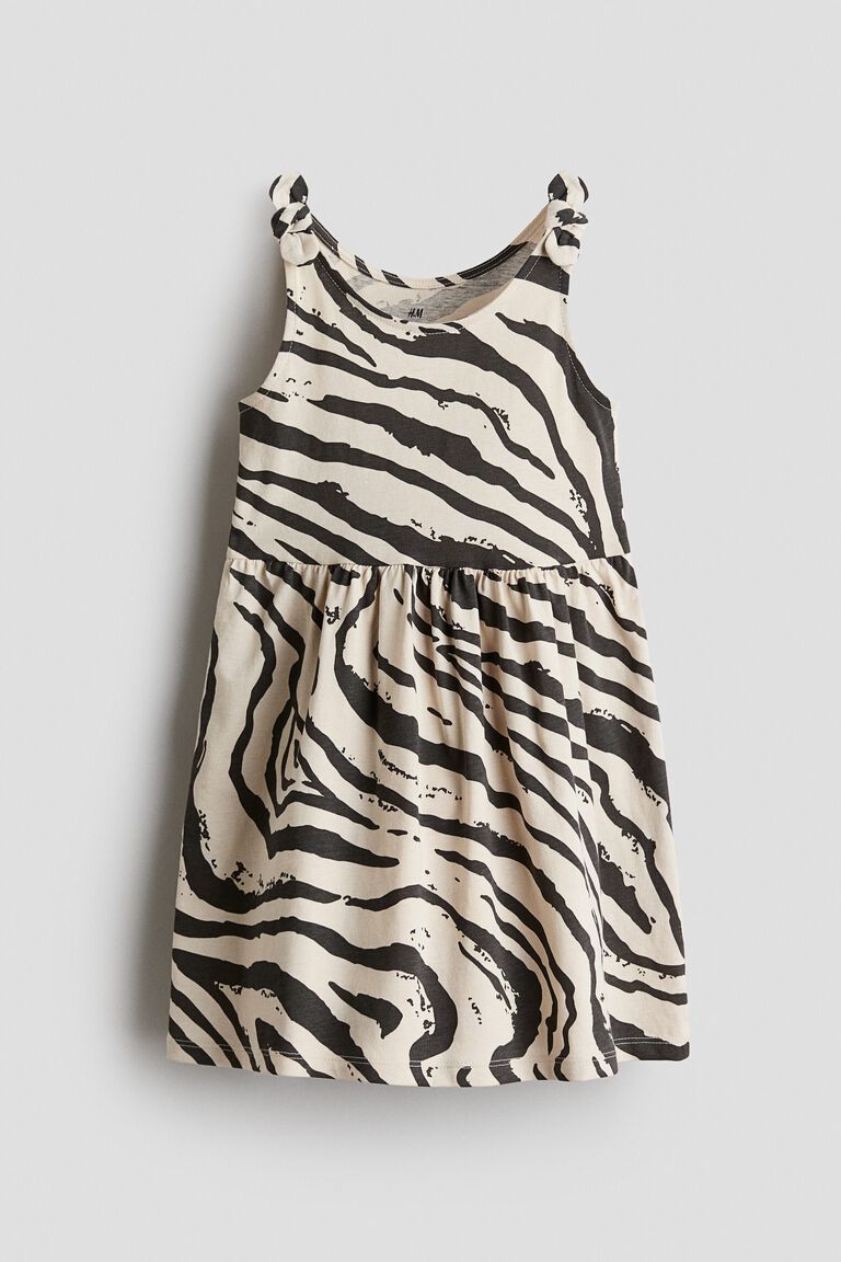 Printed cotton dress