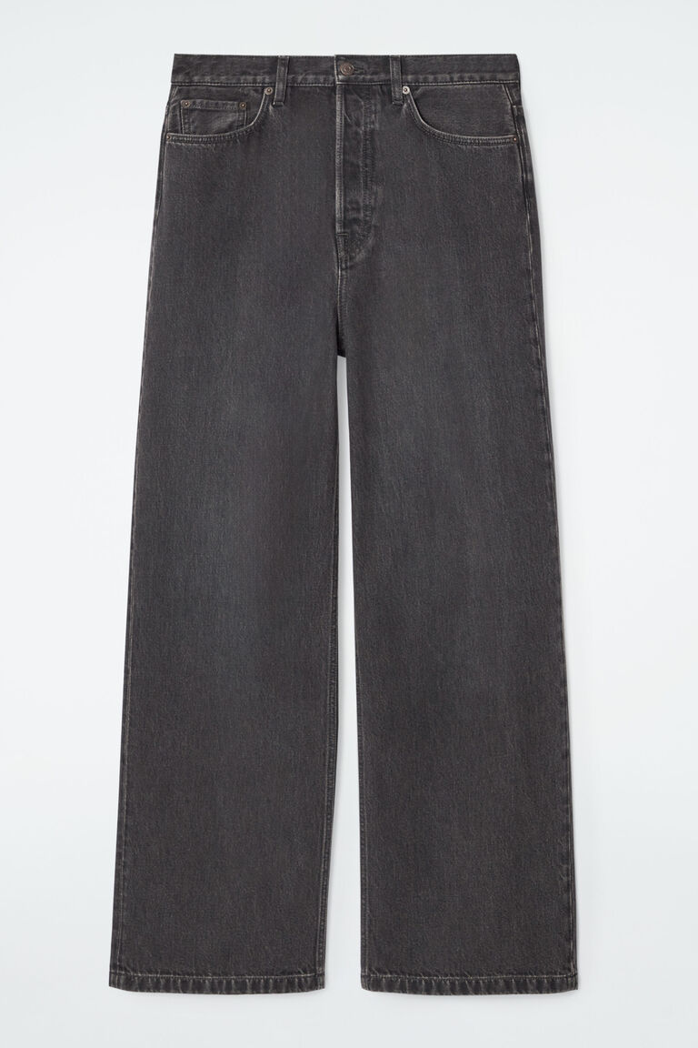 VOLUME WIDE-LEG JEANS