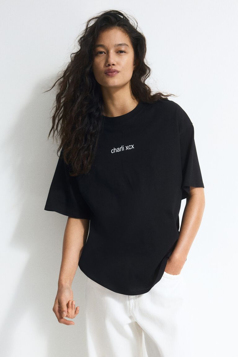 Oversized printed T-shirt