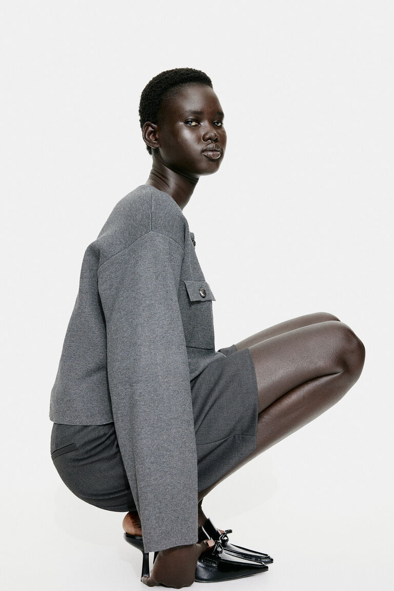 Pocket-detail cardigan