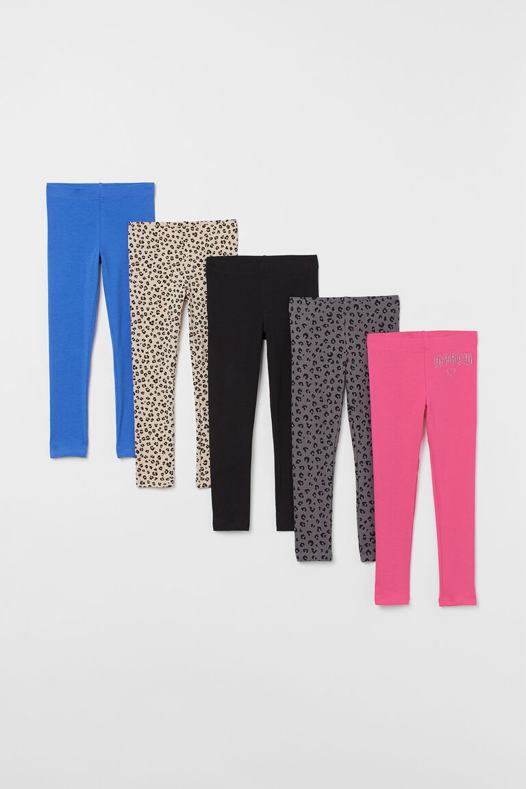 5pack cotton leggings