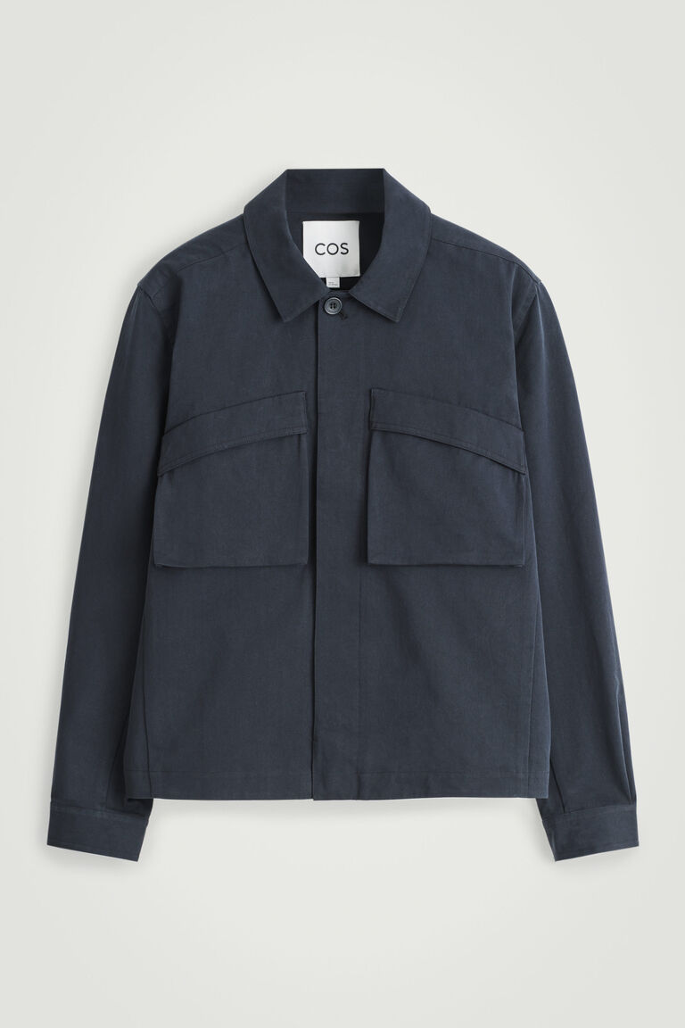 UTILITY COTTON-TWILL OVERSHIRT