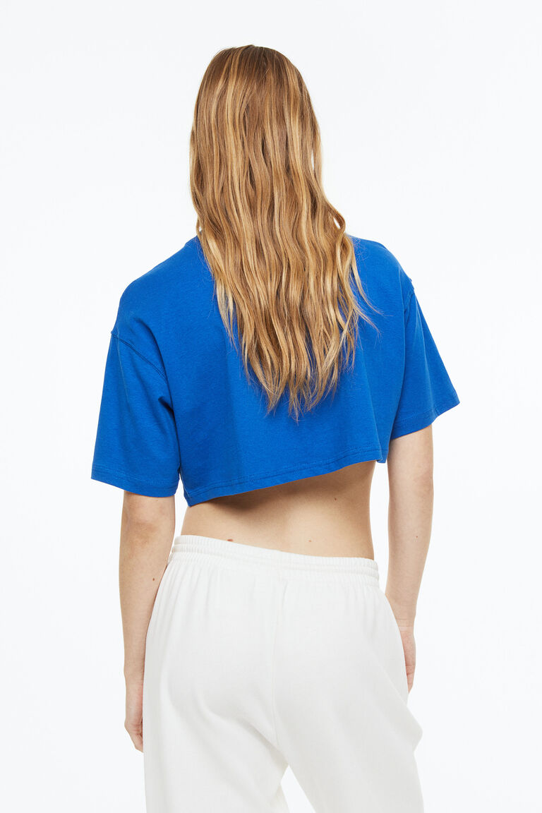Printed Cropped T-Shirt