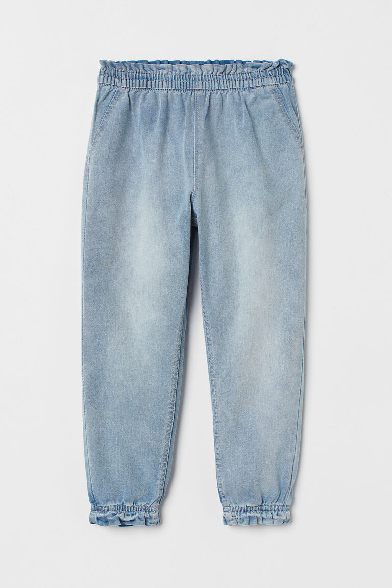 Denim joggers