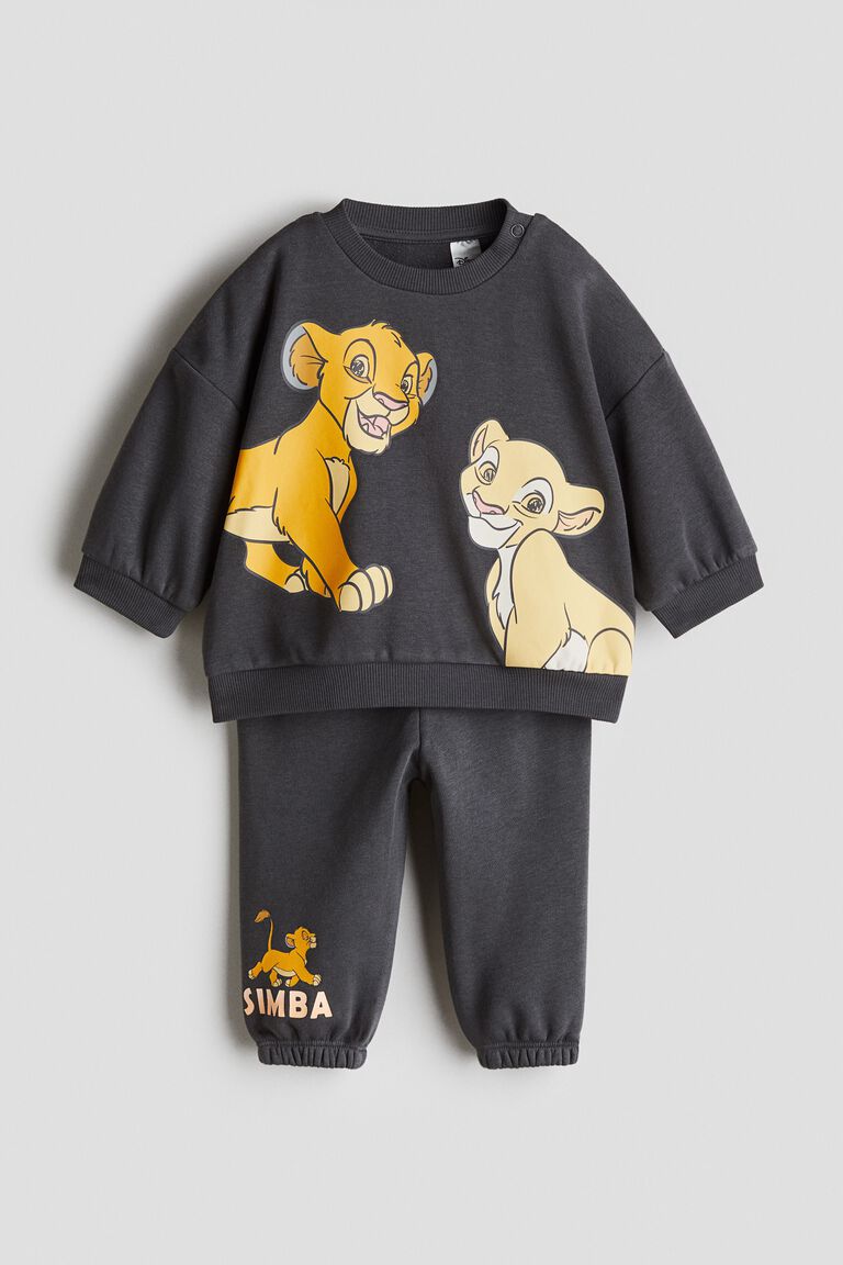 2-piece printed sweatshirt set