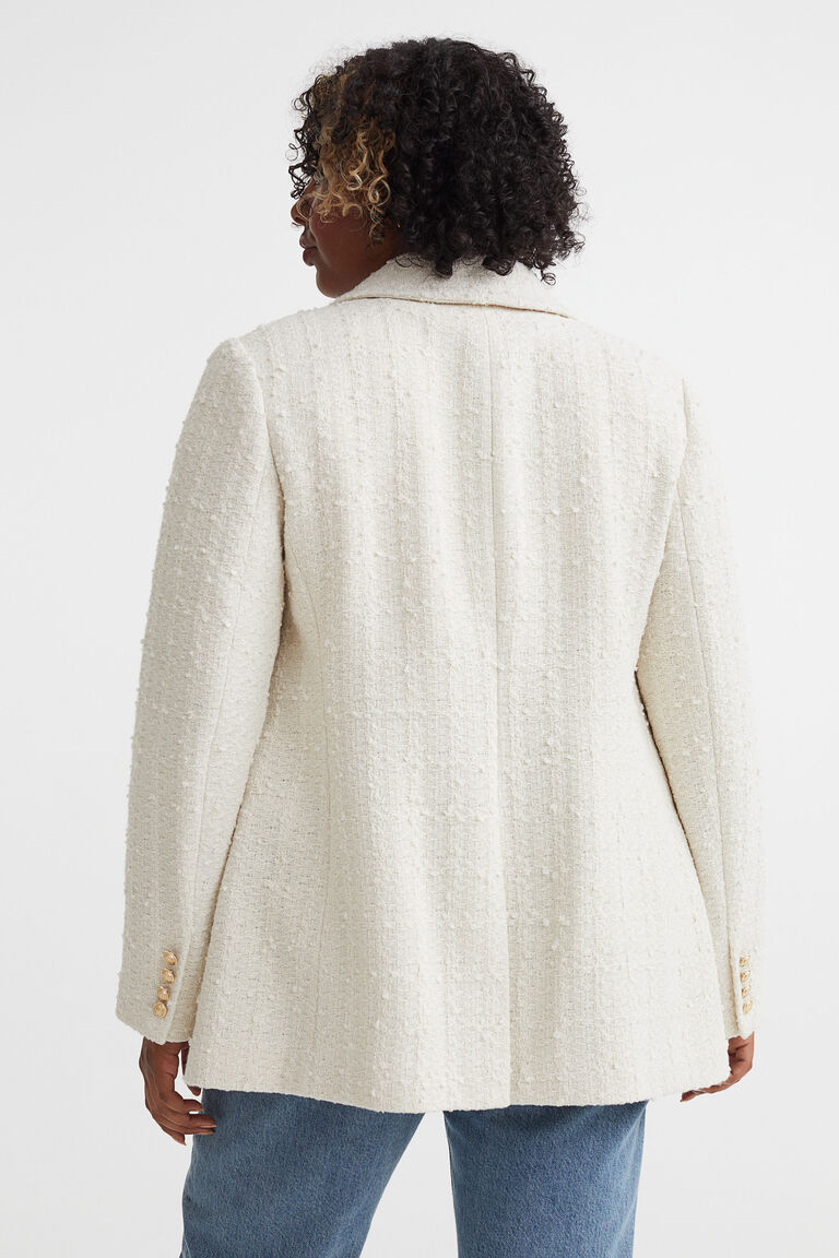 Texturedweave blazer