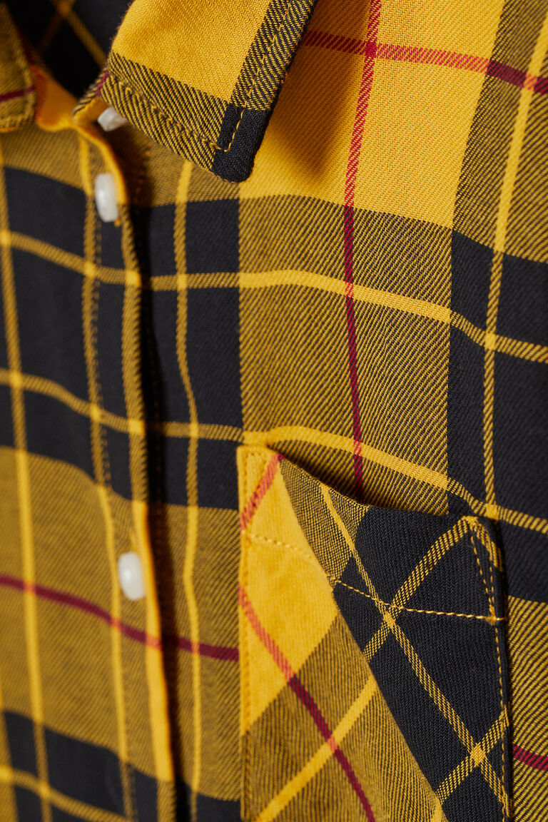 Cotton flannel shirt
