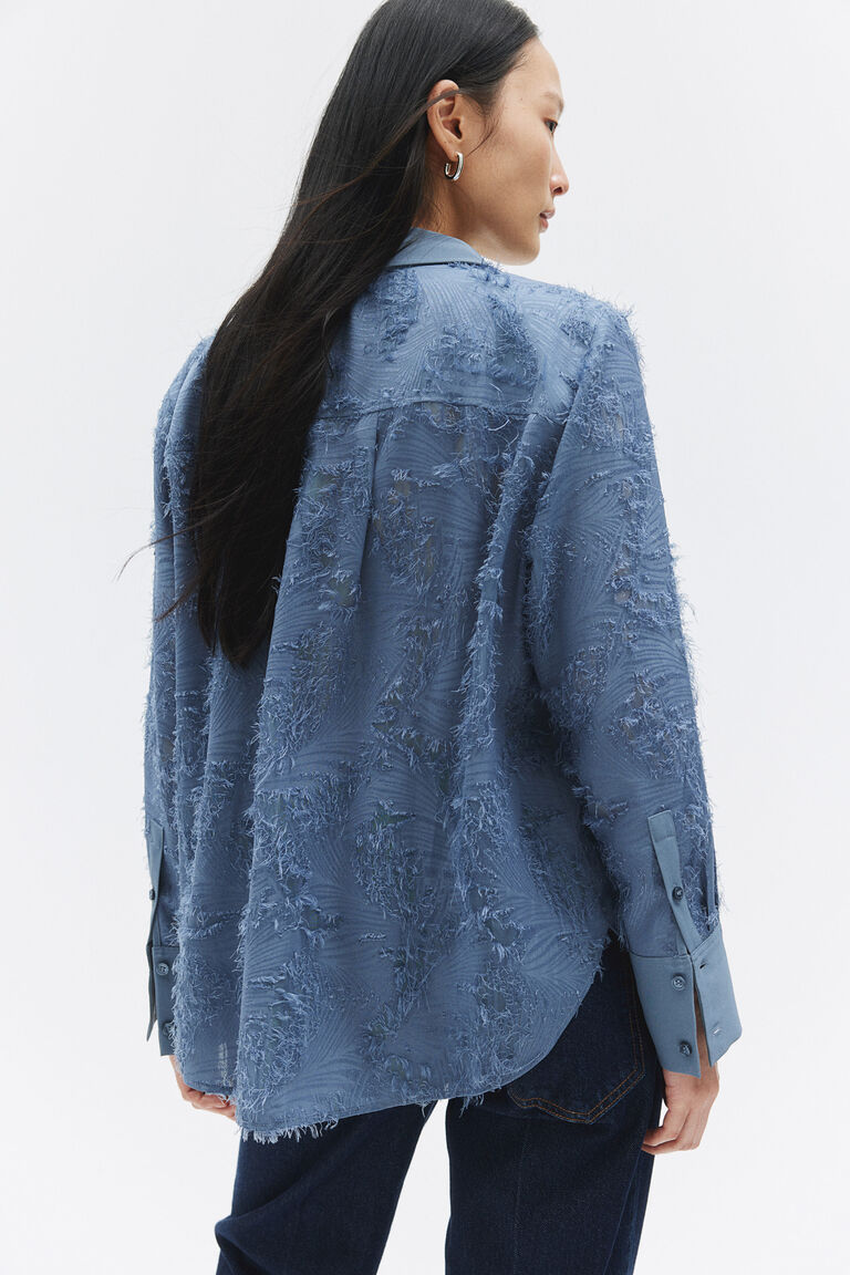 We Pleat Again Textured Top main image 0