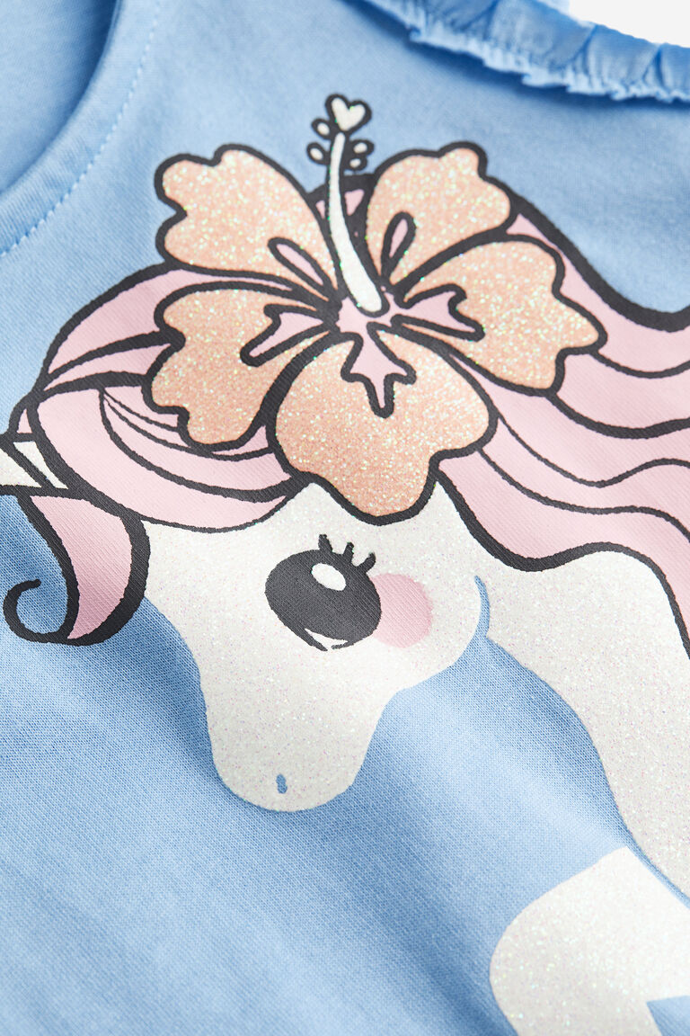 HUX UNICORN HEART FRILL TOP