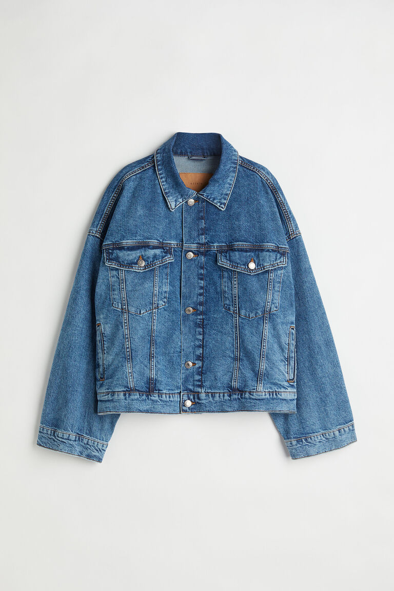 Oversized denim jacket
