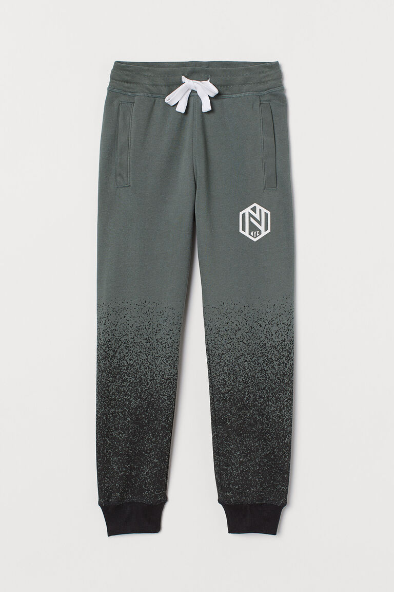 Printed joggers