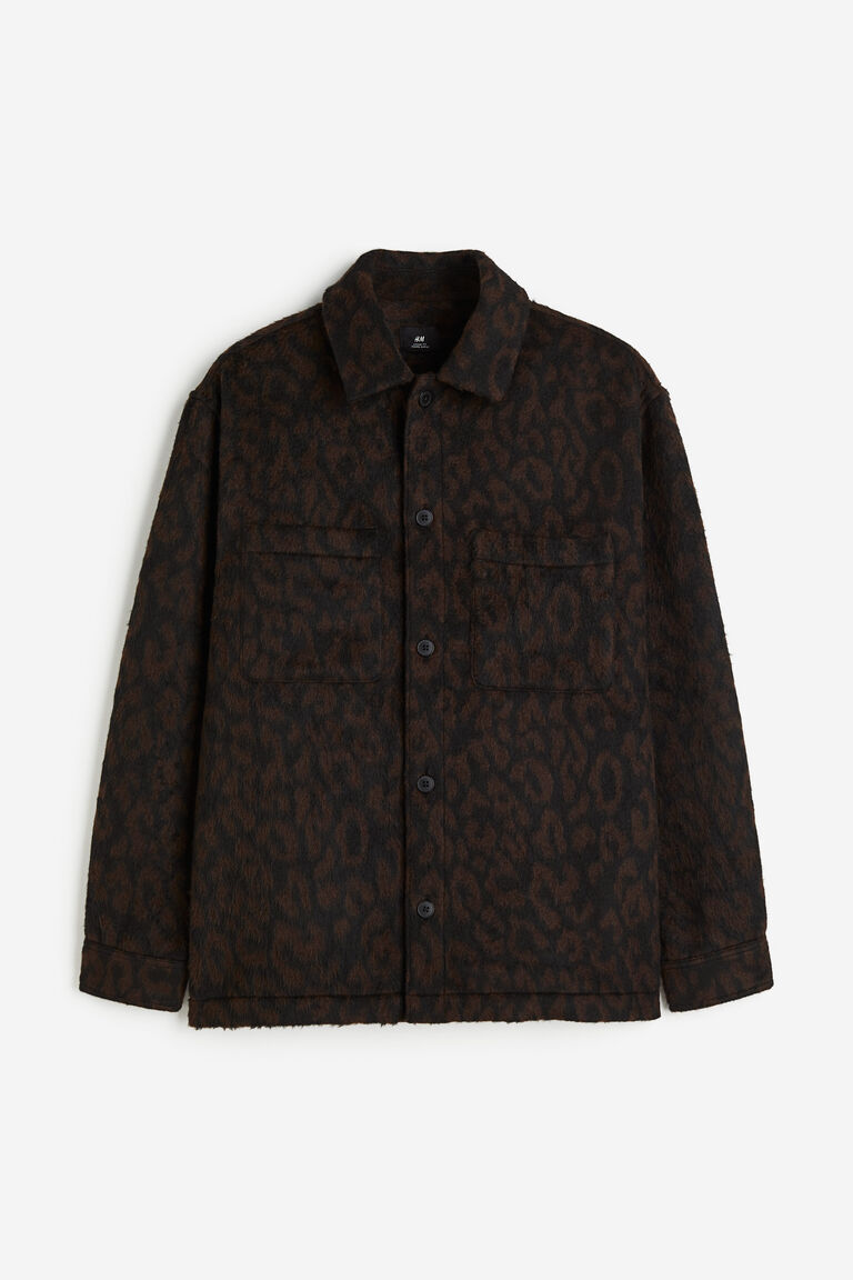 Cloud drift oversized shirt in handwoven cotton