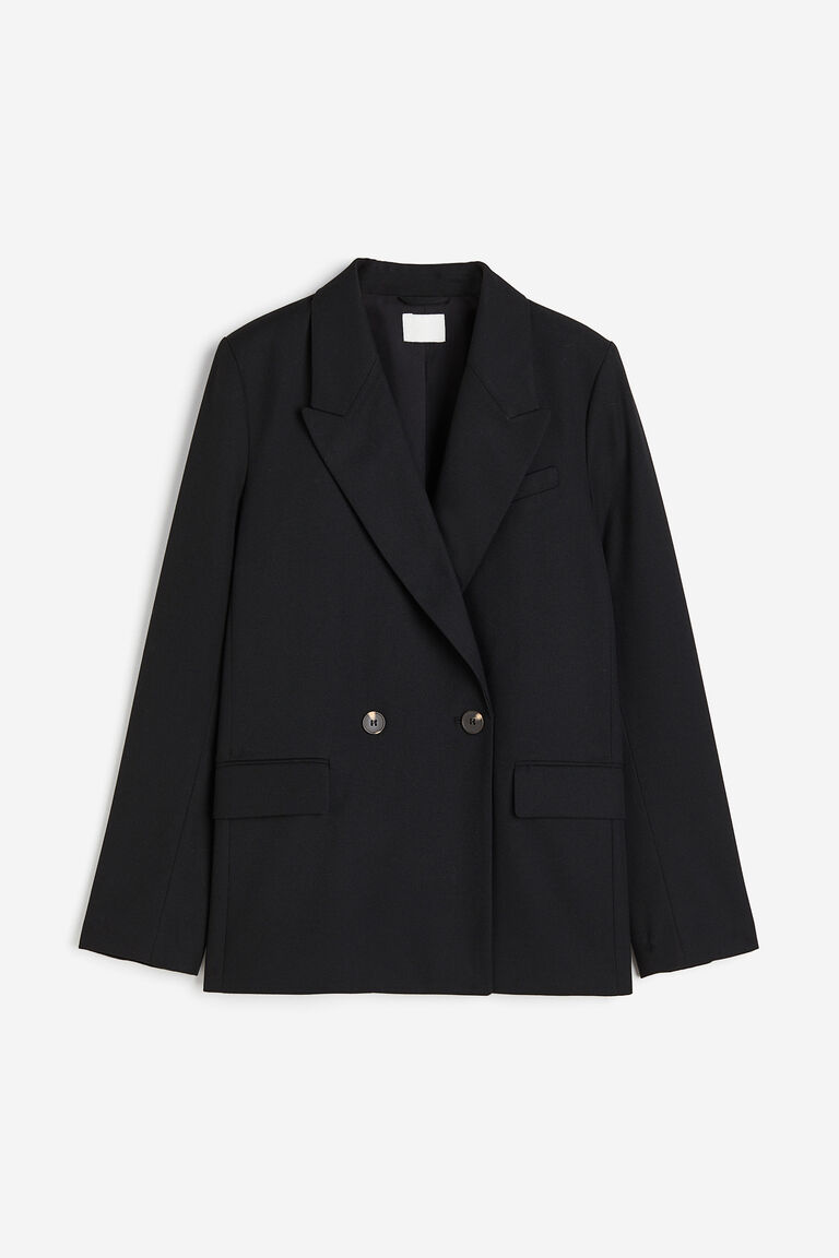 Double-Breasted Fitted Blazer main image 1