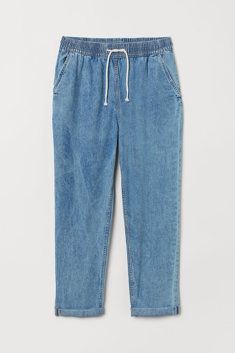 joggers in denim