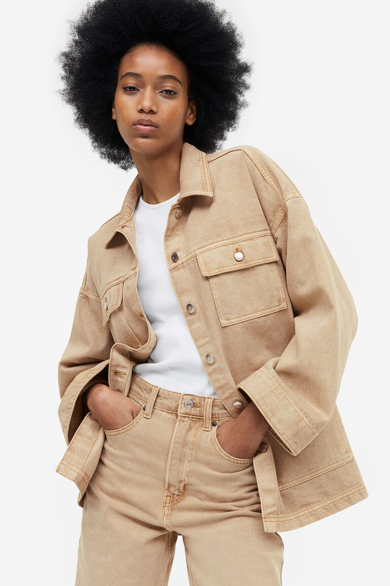Side Tie Denim Jacket