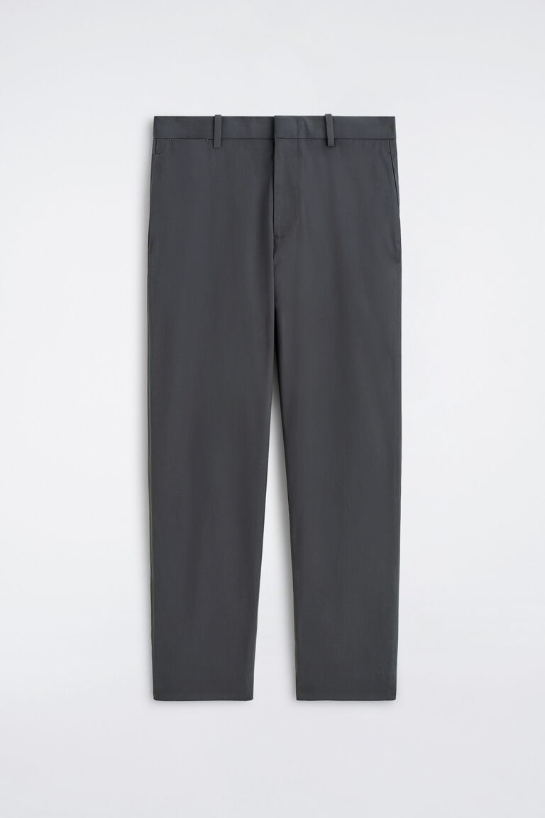 COTTON REGULAR-FIT STRAIGHT-LEG CHINOS