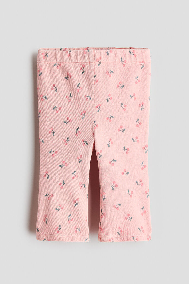 Flared jersey jeggings