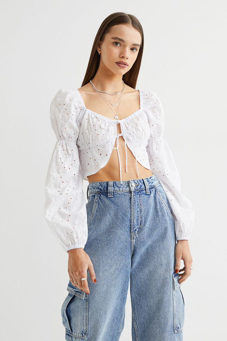 Tie Front Sleeveless Summer Blouse