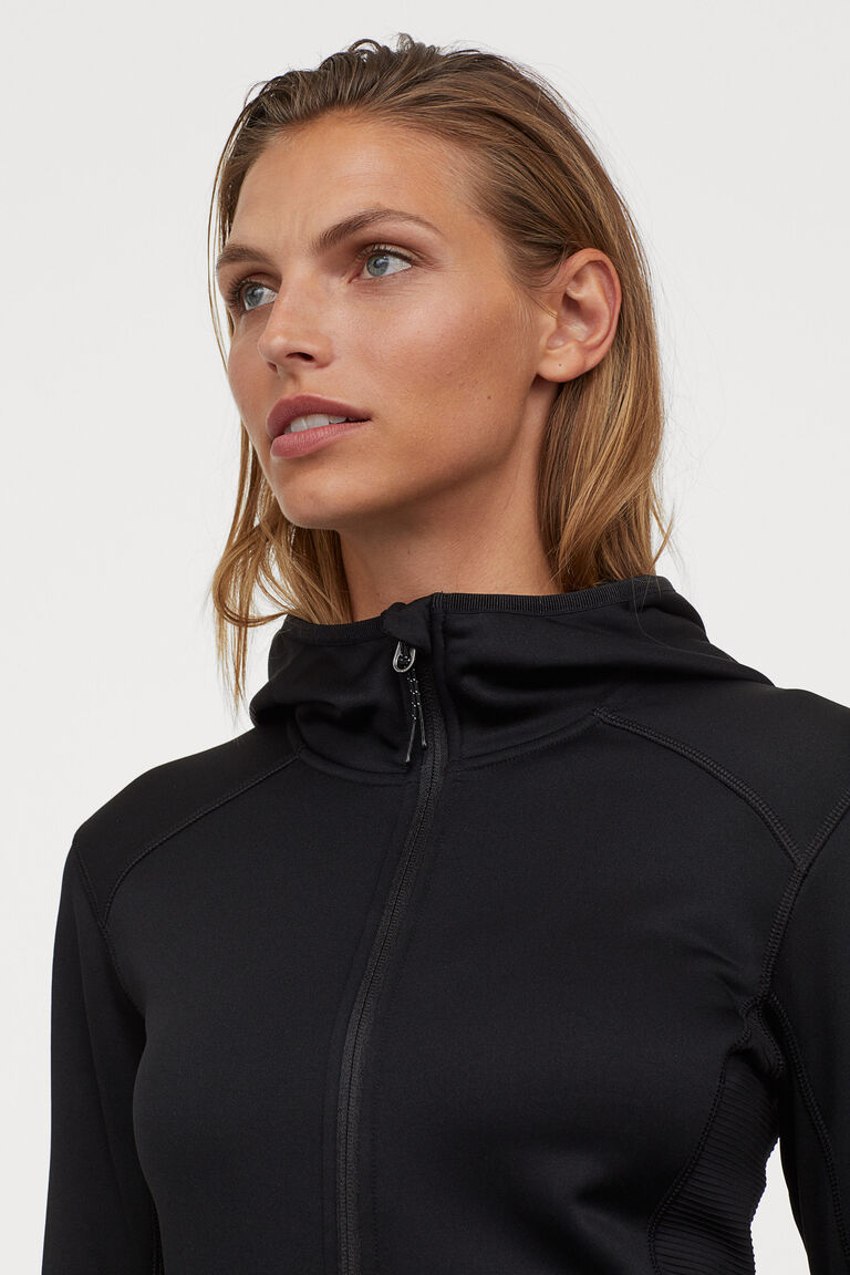 Zip Through Sports Hoodie