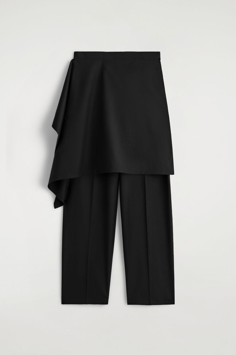 WOOL SKIRT TROUSERS