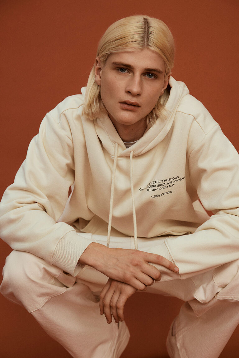 Loose Fit Printed hoodie