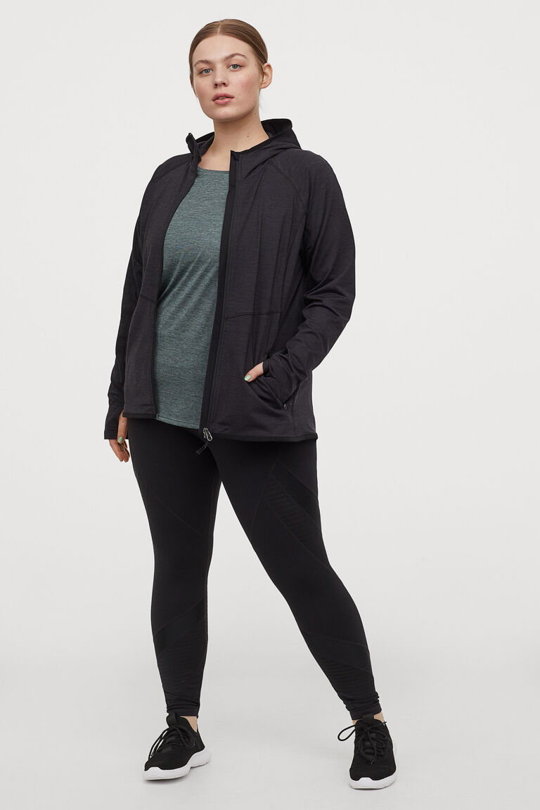 H&M+ Meshdetail sports tights