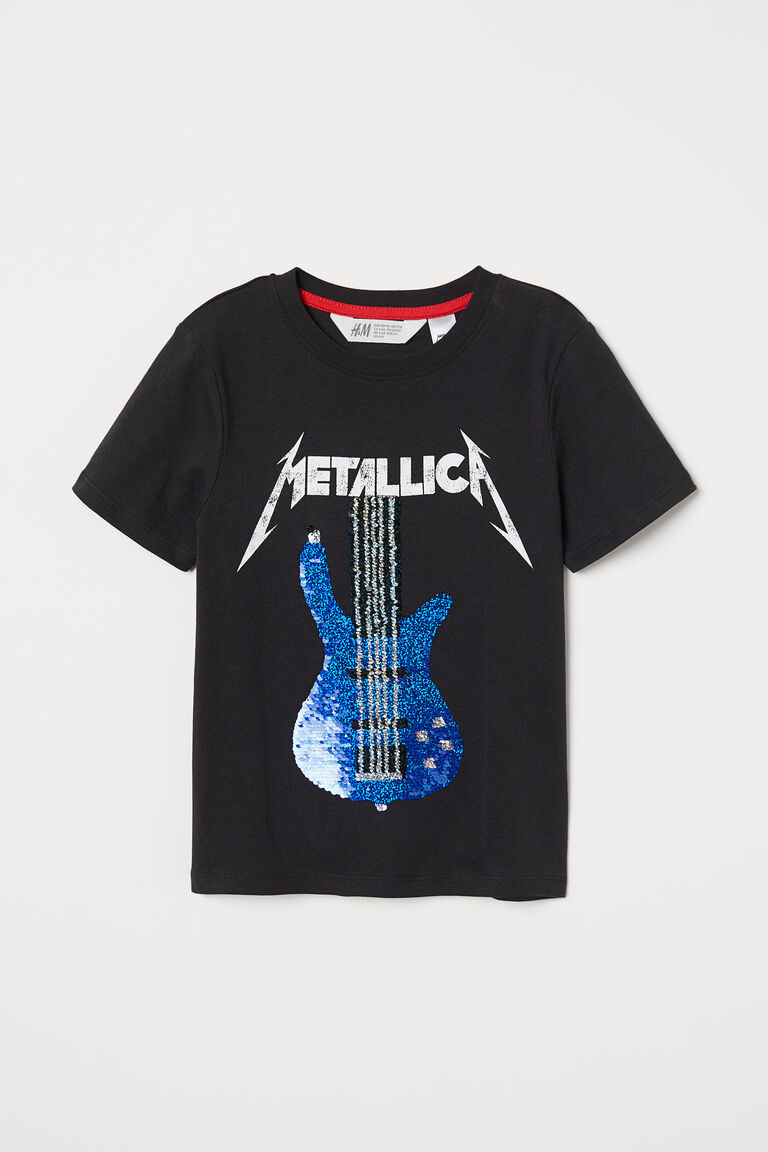 t shirt sequin reversible