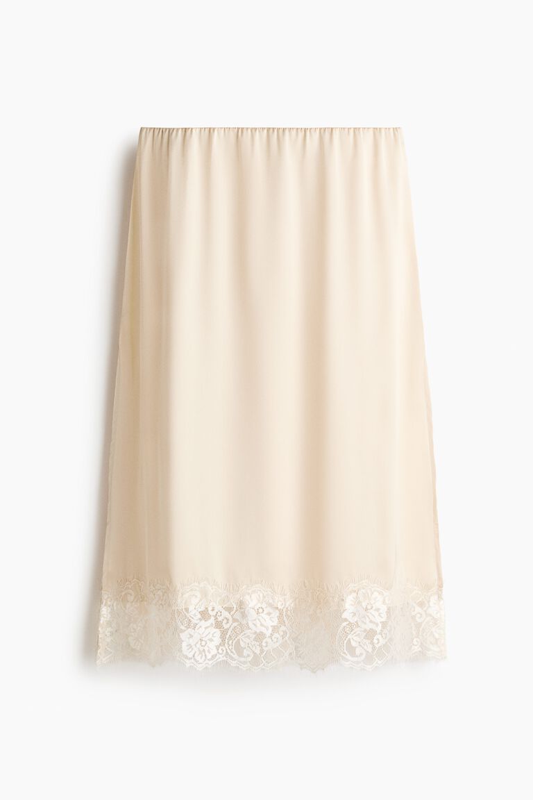 Under Rok Renda Rok dengan trim renda