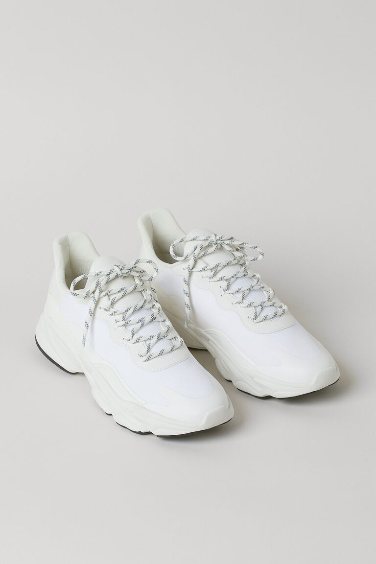 white chunky trainers cheap