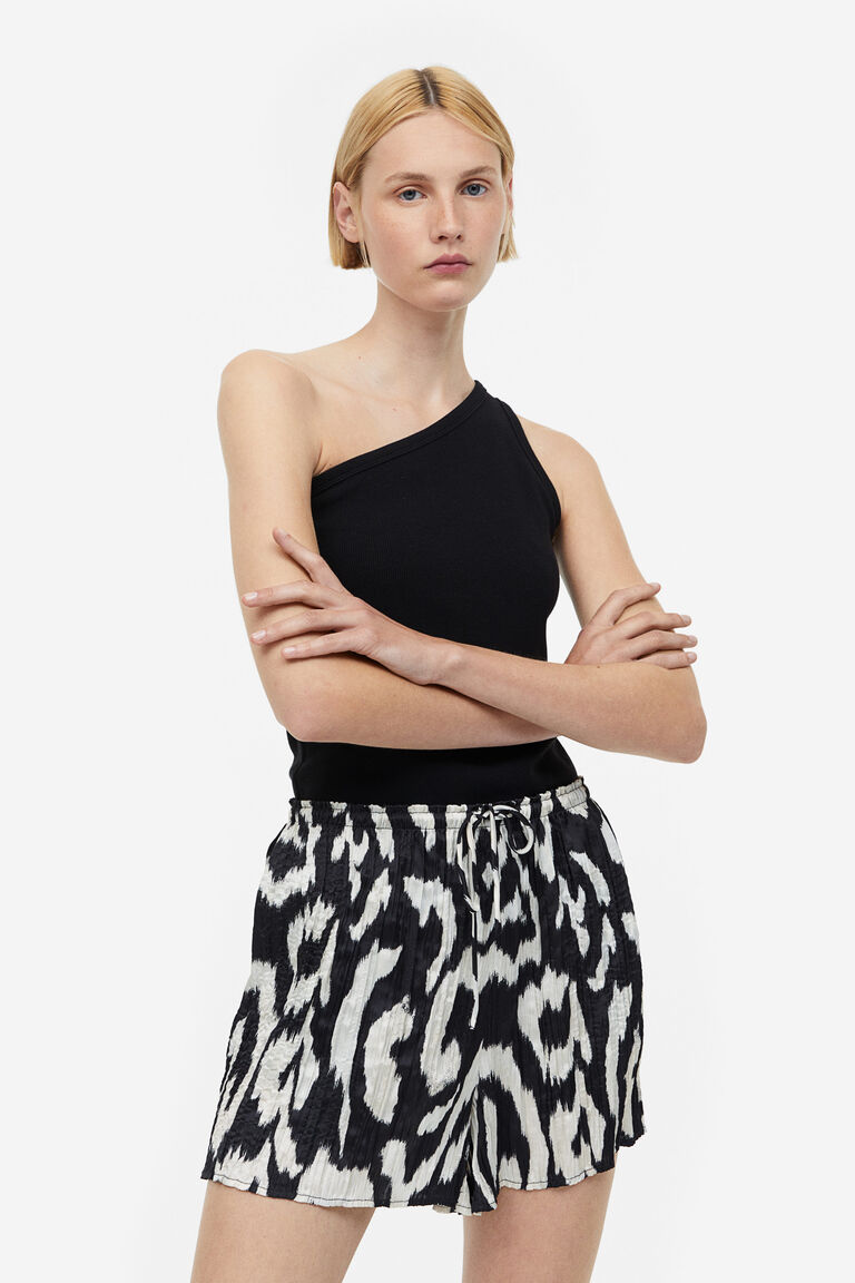 Triacetate Satin Knit Shorts main image 1