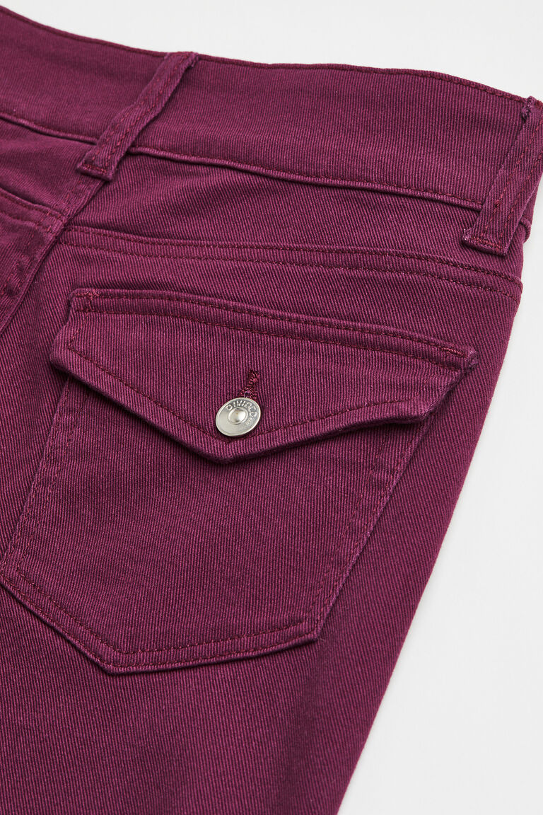 Babyoye Twill Woven Full Length Trousers with With Stretch - Beige