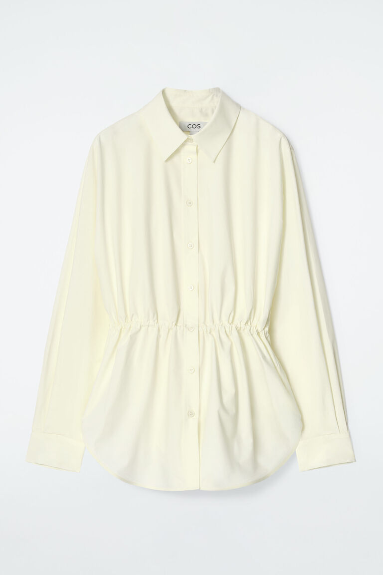 DRAWSTRING-WAIST SHIRT