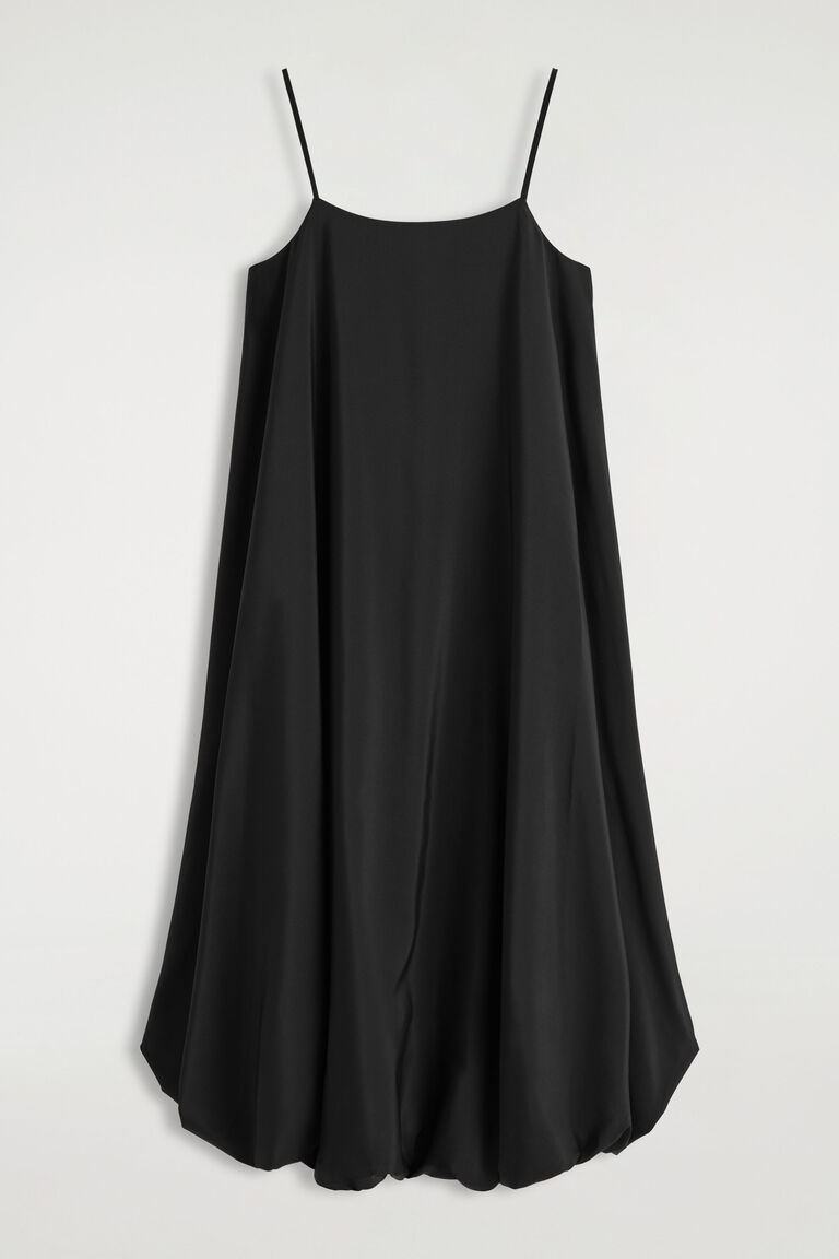 BUBBLE-HEM MINI DRESS