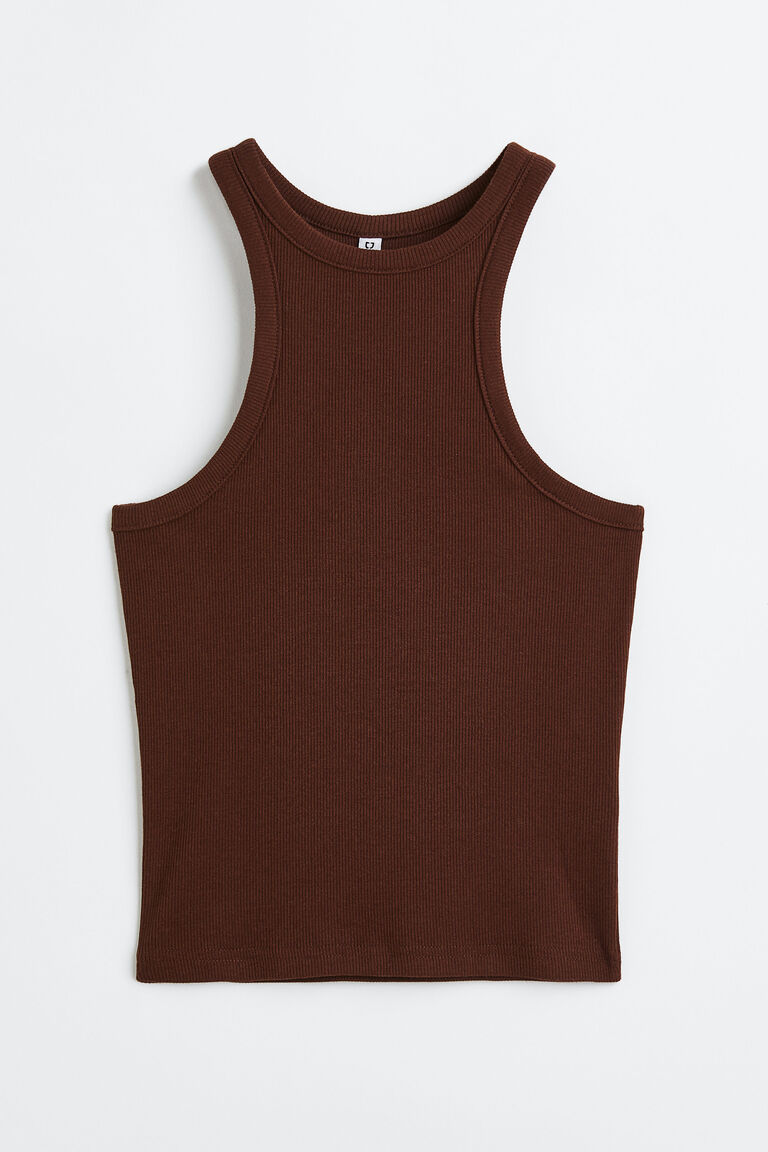 Cropped vest top