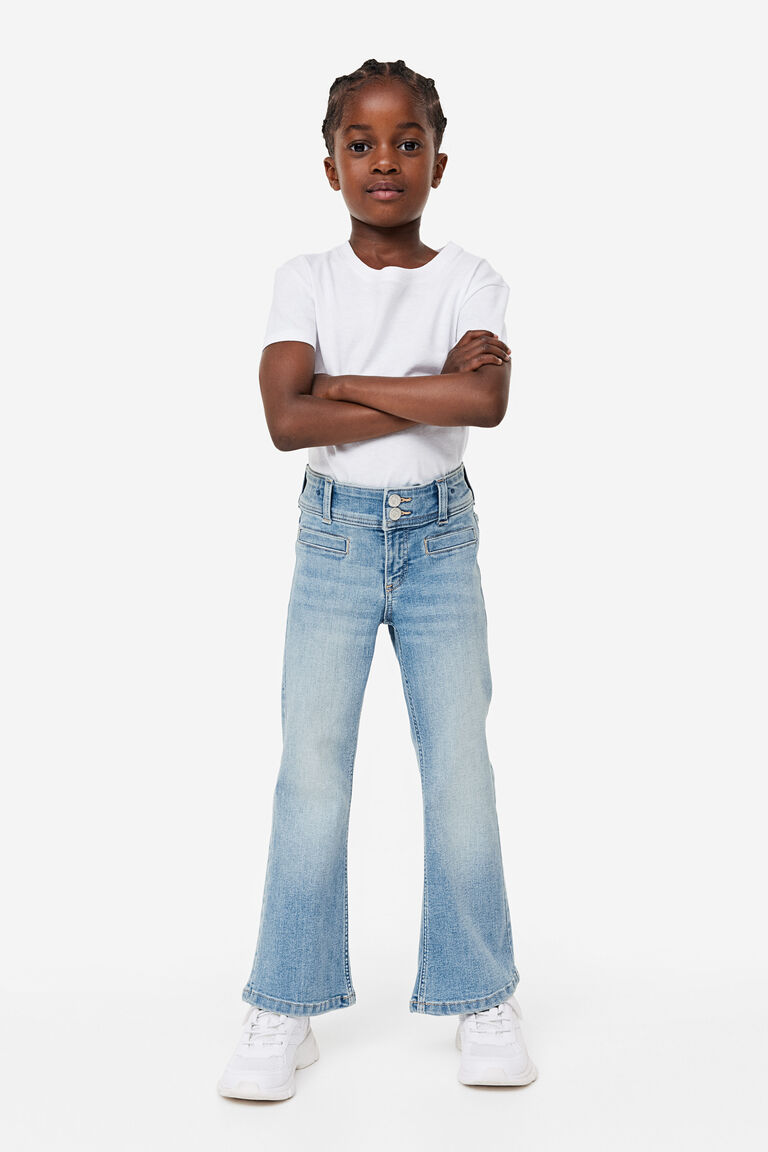 hard crush wide flare denim pants かまびすしい opium