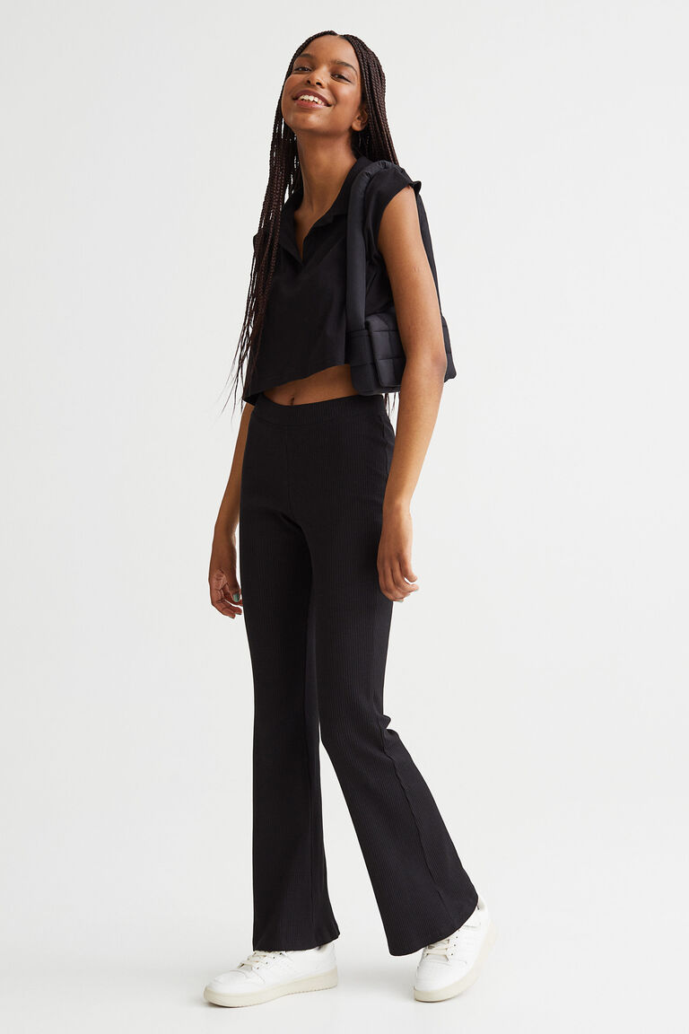 Collared Neck Sleeveless Denim Top with Pockets main image 1