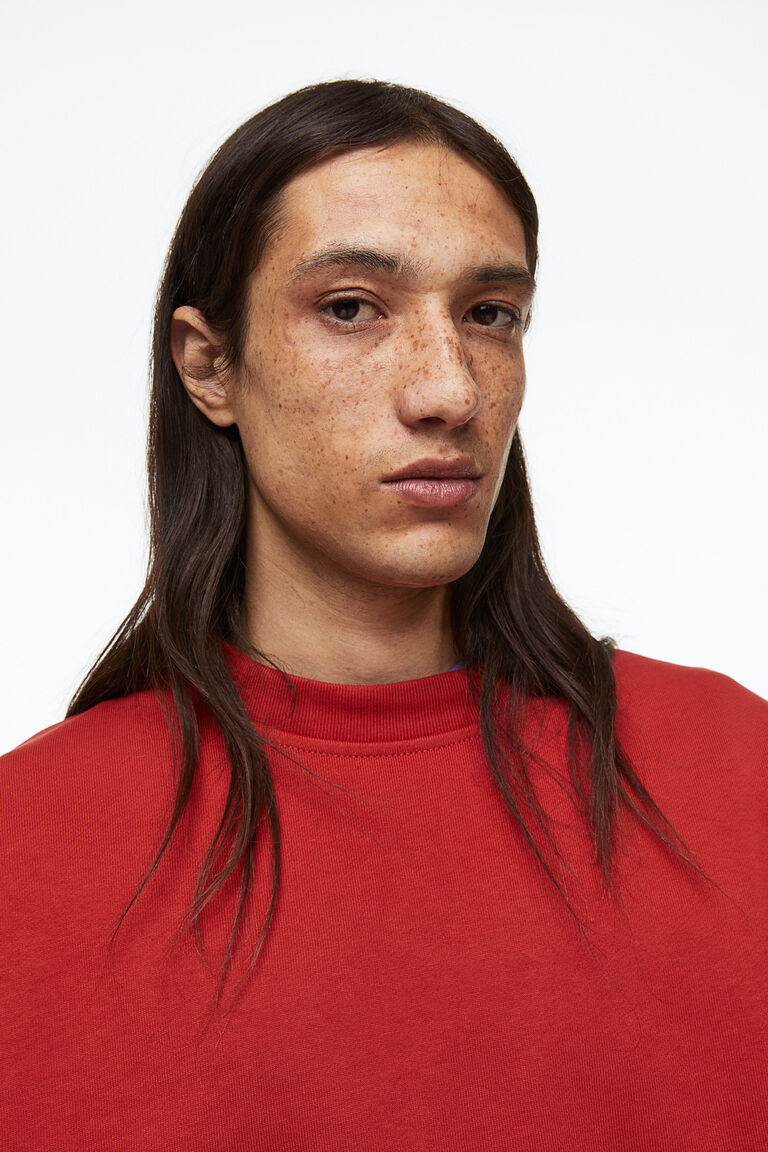 Oversized Fit Cotton sweatshirt