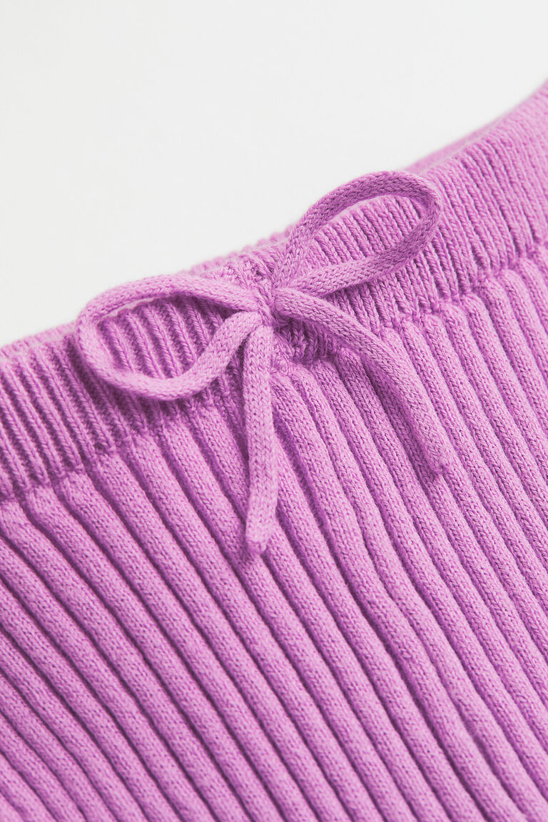 2piece ribknit cotton set